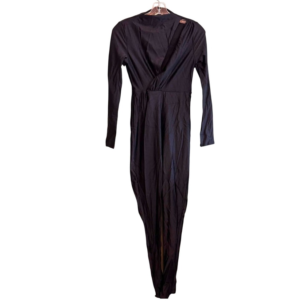 Fashion Nova Cut Out Party Evening Going Out Mock Neck Jumpsuit Black Medium